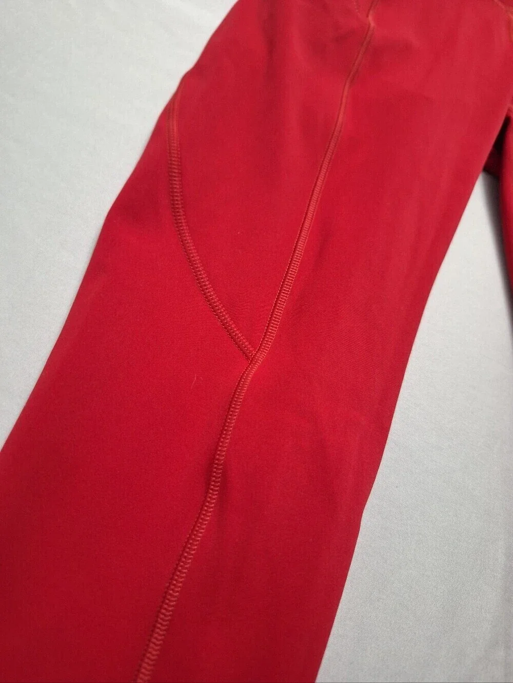 lululemon athletica Red Fast & Free High-Rise Leggings